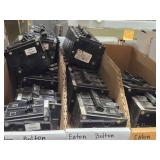 Lot of (1 Shelf) 30/35/50/80/100/150 Amp Circuit Breakers (assorted)