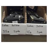 Lot of (1 Shelf) 30/35/50/80/100/150 Amp Circuit Breakers (assorted)