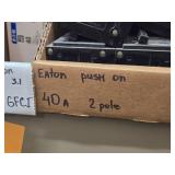 Lot of (1 Shelf) 30/35/50/80/100/150 Amp Circuit Breakers (assorted)