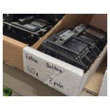 Lot of (1 Shelf) 30/35/50/80/100/150 Amp Circuit Breakers (assorted)