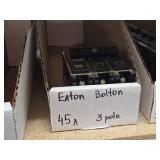 Lot of (1 Shelf) 30/35/50/80/100/150 Amp Circuit Breakers (assorted)
