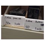 Lot of (1 Shelf) 30/35/50/80/100/150 Amp Circuit Breakers (assorted)