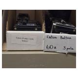 Lot of (1 Shelf) 30/35/50/80/100/150 Amp Circuit Breakers (assorted)