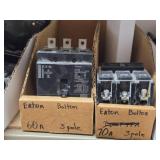 Lot of (1 Shelf) 30/35/50/80/100/150 Amp Circuit Breakers (assorted)