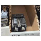 Lot of (1 Shelf) 30/35/50/80/100/150 Amp Circuit Breakers (assorted)