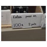 Lot of (1 Shelf) 30/35/50/80/100/150 Amp Circuit Breakers (assorted)