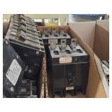 Lot of (1 Shelf) 30/35/50/80/100/150 Amp Circuit Breakers (assorted)