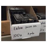 Lot of (1 Shelf) 30/35/50/80/100/150 Amp Circuit Breakers (assorted)