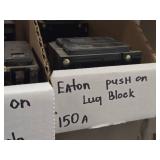 Lot of (1 Shelf) 30/35/50/80/100/150 Amp Circuit Breakers (assorted)