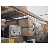 Lot of (1 Shelf) 40/60 Amp Circuit Breakers (assorted)