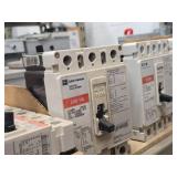Lot of (1 Shelf) 40/60 Amp Circuit Breakers (assorted)