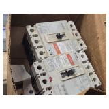 Lot of (1 Shelf) 40/60 Amp Circuit Breakers (assorted)