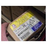Lot of (1 Shelf) Connectors and Clips, Duplex Connector, Combination Clip, Multi-Function Clip, Caddy 16M24 1"EMT, MC Clip Strap, Clampback Spacer (assorted)