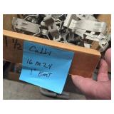 Lot of (1 Shelf) Connectors and Clips, Duplex Connector, Combination Clip, Multi-Function Clip, Caddy 16M24 1"EMT, MC Clip Strap, Clampback Spacer (assorted)