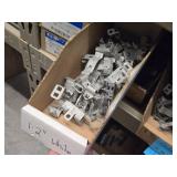 Lot of (1 Shelf) Connectors and Clips, Duplex Connector, Combination Clip, Multi-Function Clip, Caddy 16M24 1"EMT, MC Clip Strap, Clampback Spacer (assorted)