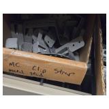 Lot of (1 Shelf) Connectors and Clips, Duplex Connector, Combination Clip, Multi-Function Clip, Caddy 16M24 1"EMT, MC Clip Strap, Clampback Spacer (assorted)