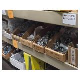 Lot of (1 Shelf) Hardwares, Strut Straps, Nail In Straps, Screw Clamps, 1 Hole and 2 Hole EMT Strap,  (assorted)