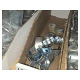 Lot of (1 Shelf) Hardwares, Strut Straps, Nail In Straps, Screw Clamps, 1 Hole and 2 Hole EMT Strap,  (assorted)