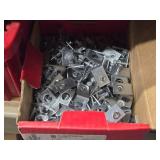 Lot of (1 Shelf) Hardwares, Strapping, Reducers, Bat Wings, Screw Clamp Straps  (assorted)