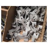 Lot of (1 Shelf) Hardwares, Strapping, Reducers, Bat Wings, Screw Clamp Straps  (assorted)