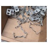 Lot of (1 Shelf) Hardwares, Strapping, Reducers, Bat Wings, Screw Clamp Straps  (assorted)