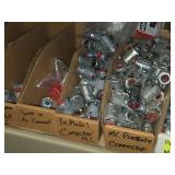Lot of (1 Shelf) Hardwares, Connectors, Couplings, Reduce Washers  (assorted)