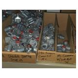 Lot of (1 Shelf) Hardwares, Connectors, Couplings, Reduce Washers  (assorted)