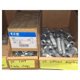 Lot of (1 Shelf) Hardwares, Straps, Nipples,  Bat Wings, Connectors  (assorted)