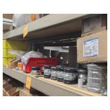 Lot of (1 Shelf) Hardwares, Couplers, Connectors, Lock Nuts, Cable Clips MC/AC, Knock-out Seals (assorted)
