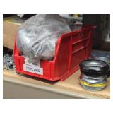 Lot of (1 Shelf) Hardwares, Couplers, Connectors, Lock Nuts, Cable Clips MC/AC, Knock-out Seals (assorted)