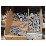 Lot of (2 Shelf) Fittings, Straps (assorted)