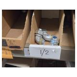 Lot of (2 Shelf) Fittings, Straps (assorted)