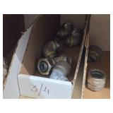 Lot of (2 Shelf) Fittings, Straps (assorted)