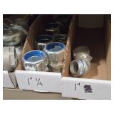 Lot of (2 Shelf) Fittings, Straps (assorted)