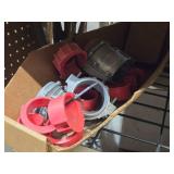 Lot of (2 Shelf) Fittings, Straps (assorted)