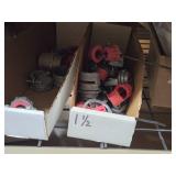 Lot of (2 Shelf) Fittings, Straps (assorted)