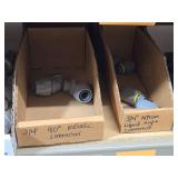 Lot of (2 Shelf) Fittings, Couplers, Connectors (assorted)