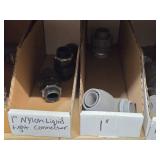 Lot of (2 Shelf) Fittings, Couplers, Connectors (assorted)