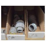 Lot of (2 Shelf) Fittings, Couplers, Connectors (assorted)