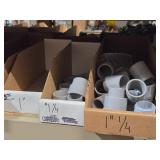 Lot of (2 Shelf) Fittings, Couplers, Connectors (assorted)
