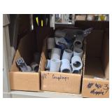 Lot of (2 Shelf) Fittings, Couplers, Connectors (assorted)