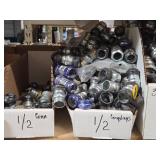 Lot of (1 Shelf) Hardwares, Couplers, Connectors  (assorted)