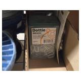Lot of (2 Shelf) Hardwares, Metal Elbow Tubes, Lock Nuts (assorted)