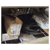 Lot of (2 Shelf) Hardwares, Metal Elbow Tubes, Lock Nuts (assorted)