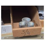Lot of (2 Shelf) Access Fittings, Bushings, Lock Nuts (assorted)