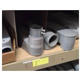Lot of (2 Shelf) Access Fittings, Bushings, Lock Nuts (assorted)