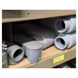 Lot of (2 Shelf) Access Fittings, Bushings, Lock Nuts (assorted)