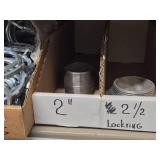 Lot of (2 Shelf) Access Fittings, Bushings, Lock Nuts (assorted)