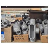 Lot of (2 Shelf) Fittings, Connectors (assorted)