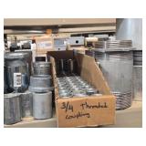 Lot of (2 Shelf) Fittings, Connectors (assorted)